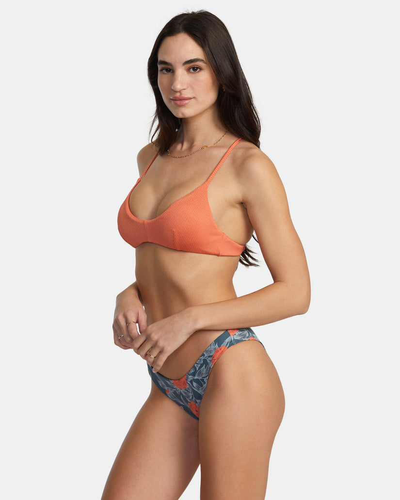 Low-Rise Cheeky Hipster Bikini Bottom - Stormy Blue