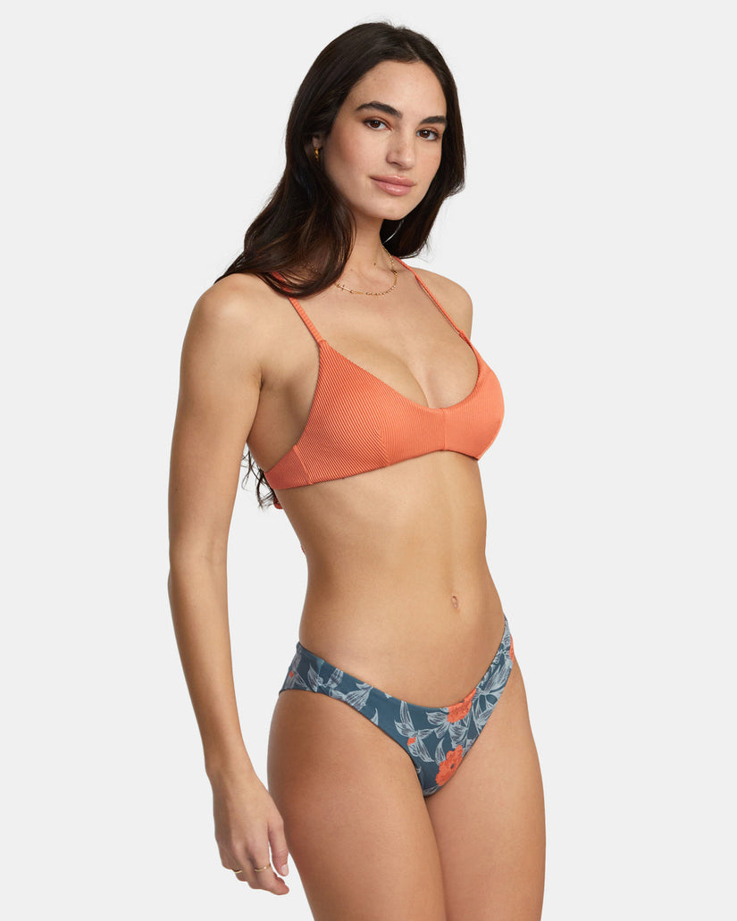 Low-Rise Cheeky Hipster Bikini Bottom - Stormy Blue