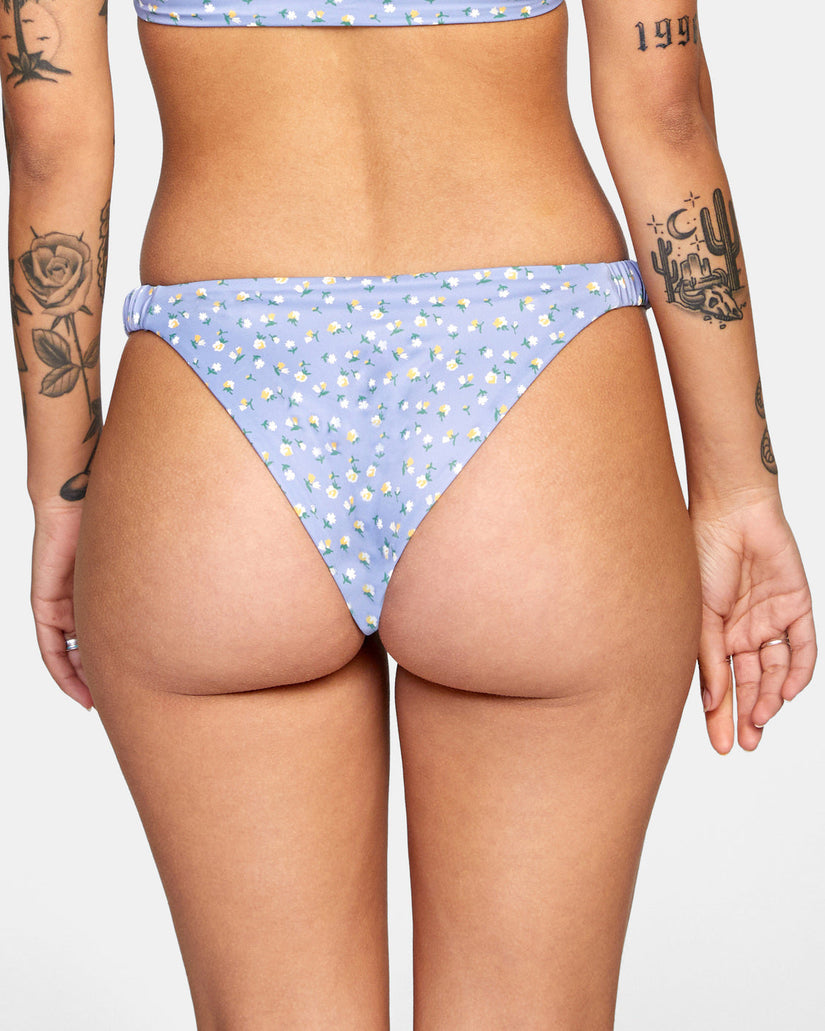 Mille French Bikini Bottoms - Grey Purple