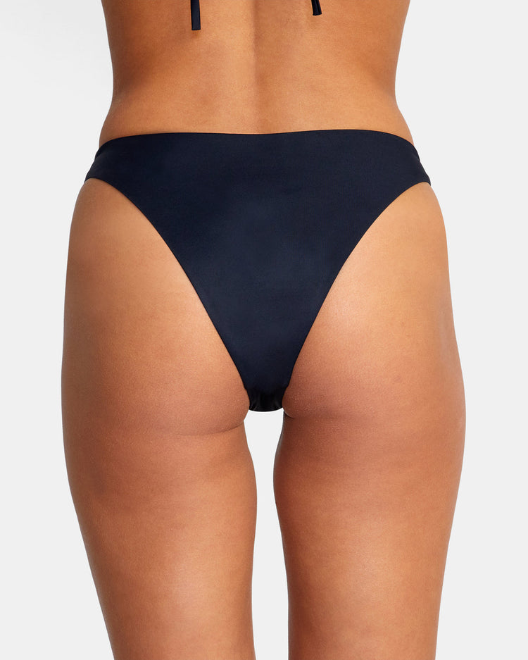 Solid French Bikini Bottoms - Black