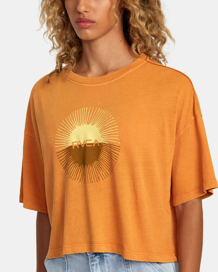 Solar Eclipse Tee - Tangerine