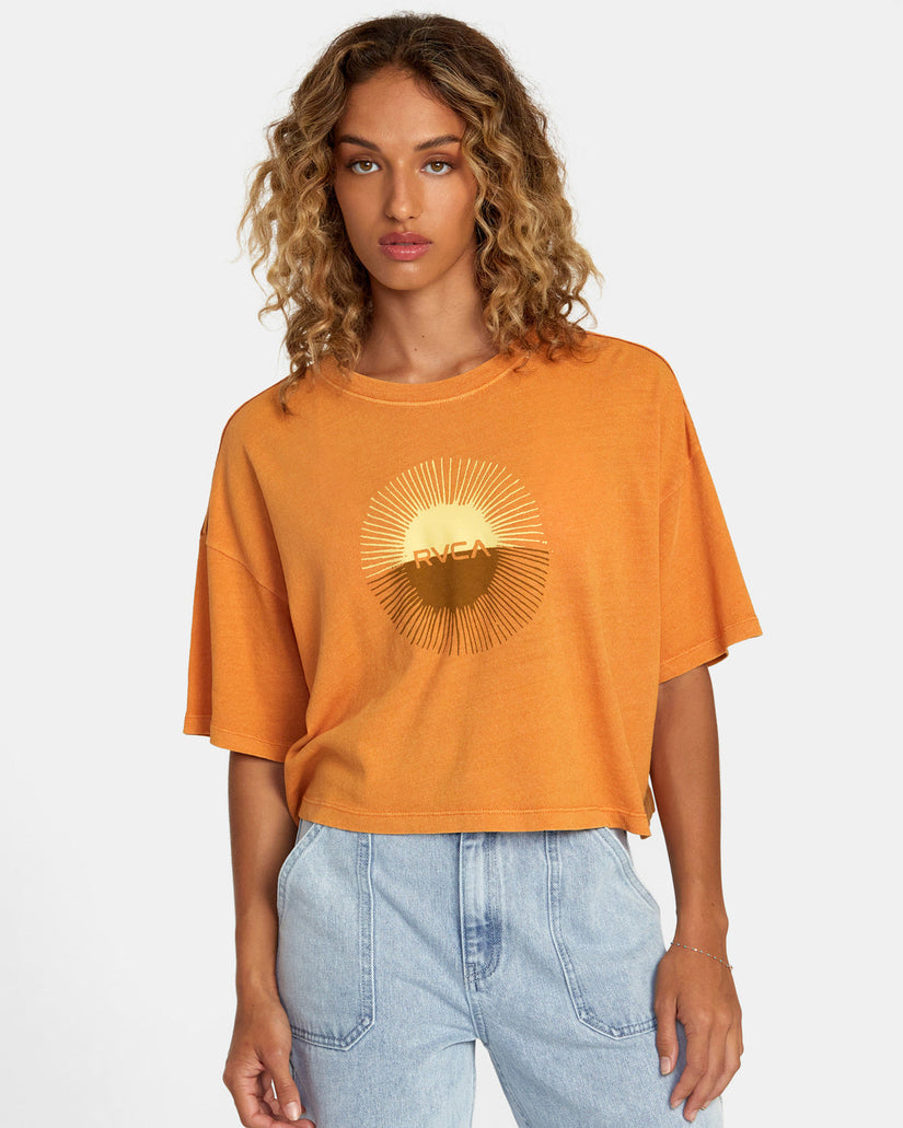 Solar Eclipse Tee - Tangerine