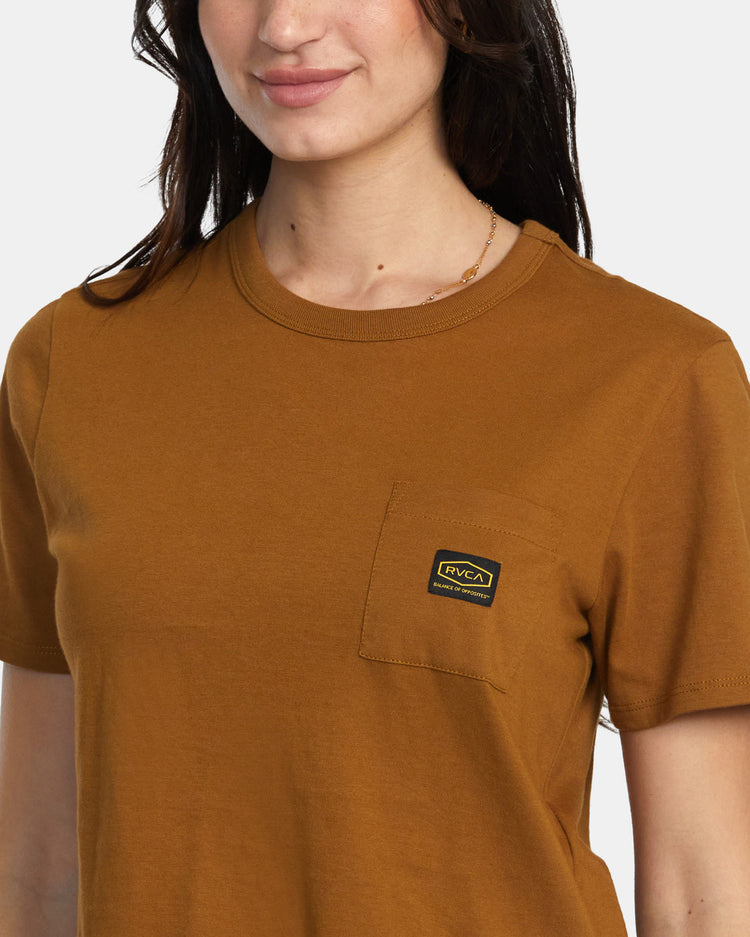 Recession Pocket T-Shirt - Workwear Brown