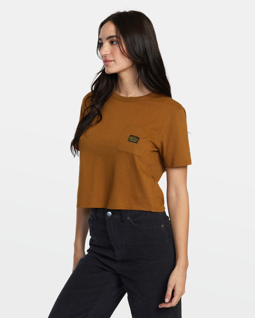 Recession Pocket T-Shirt - Workwear Brown