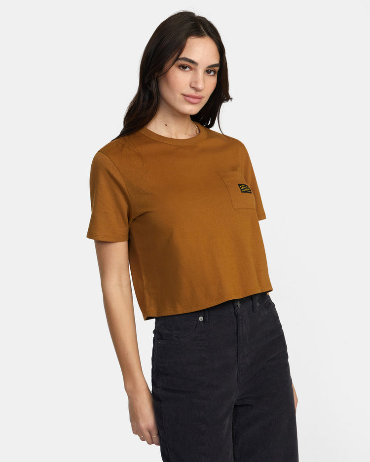 Recession Pocket T-Shirt - Workwear Brown