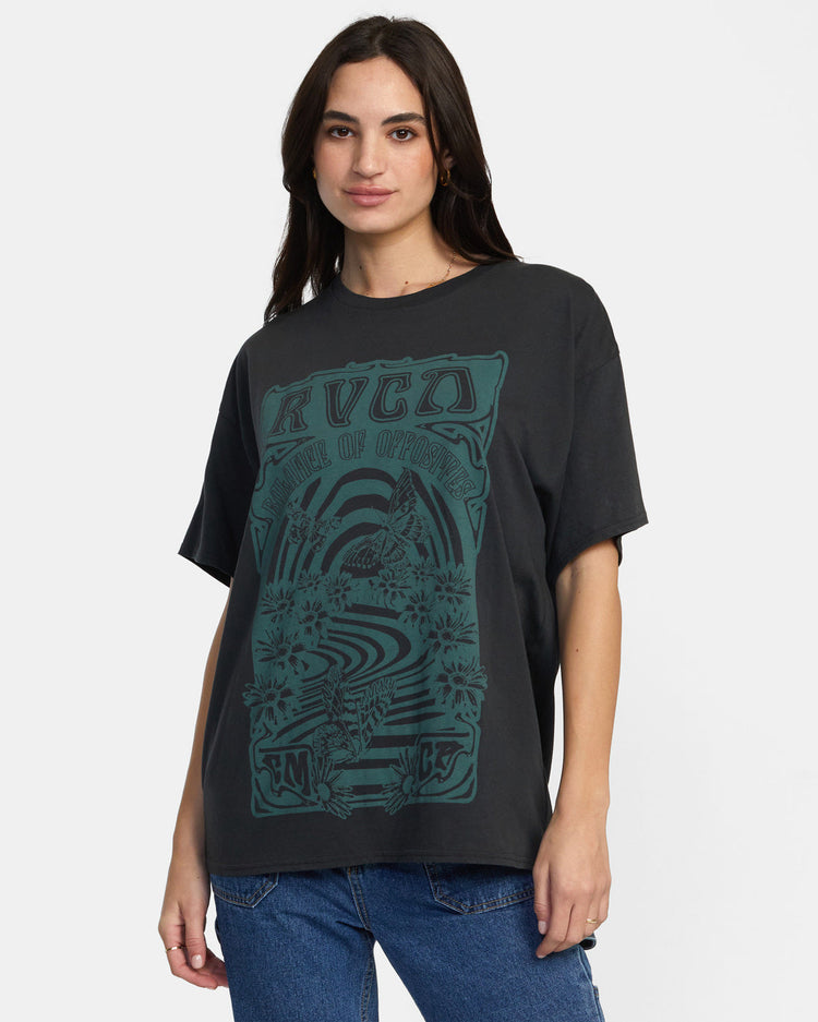 Swirl T-Shirt - Washed Black