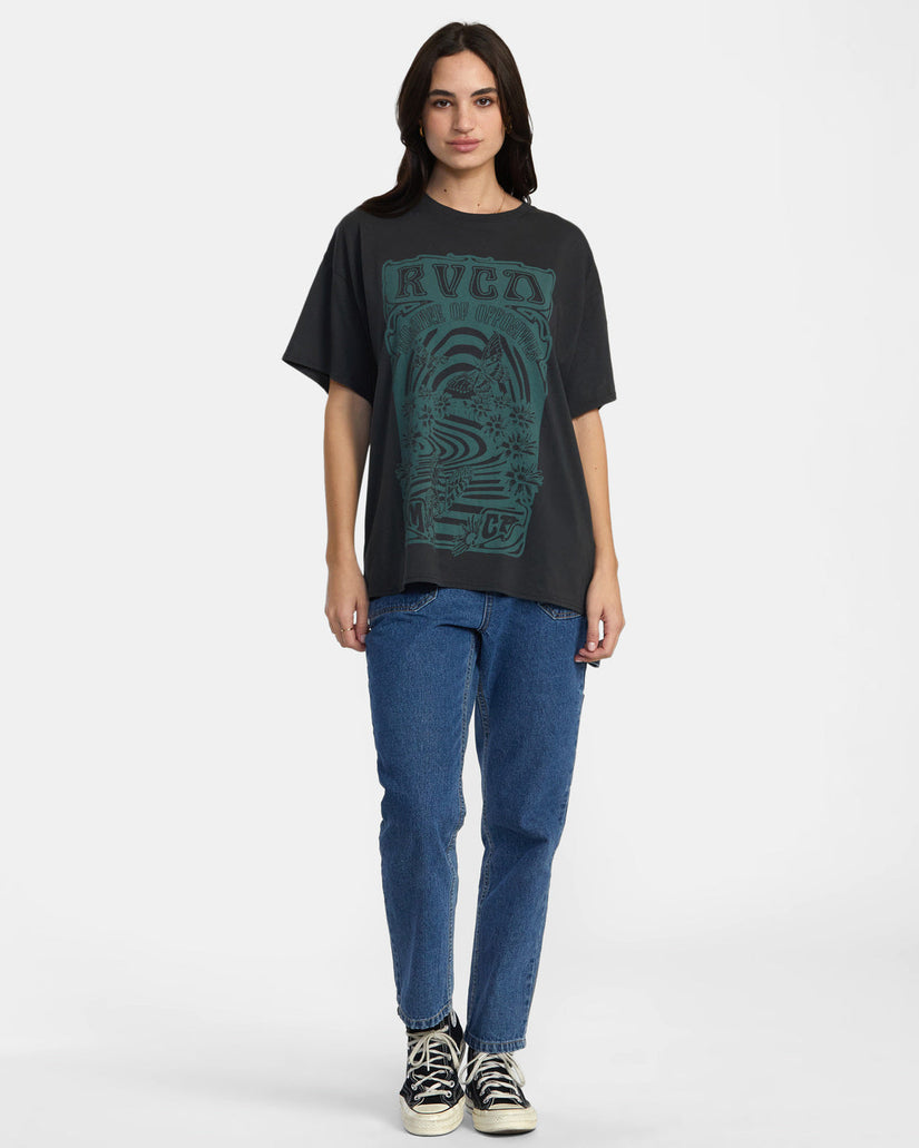 Swirl T-Shirt - Washed Black