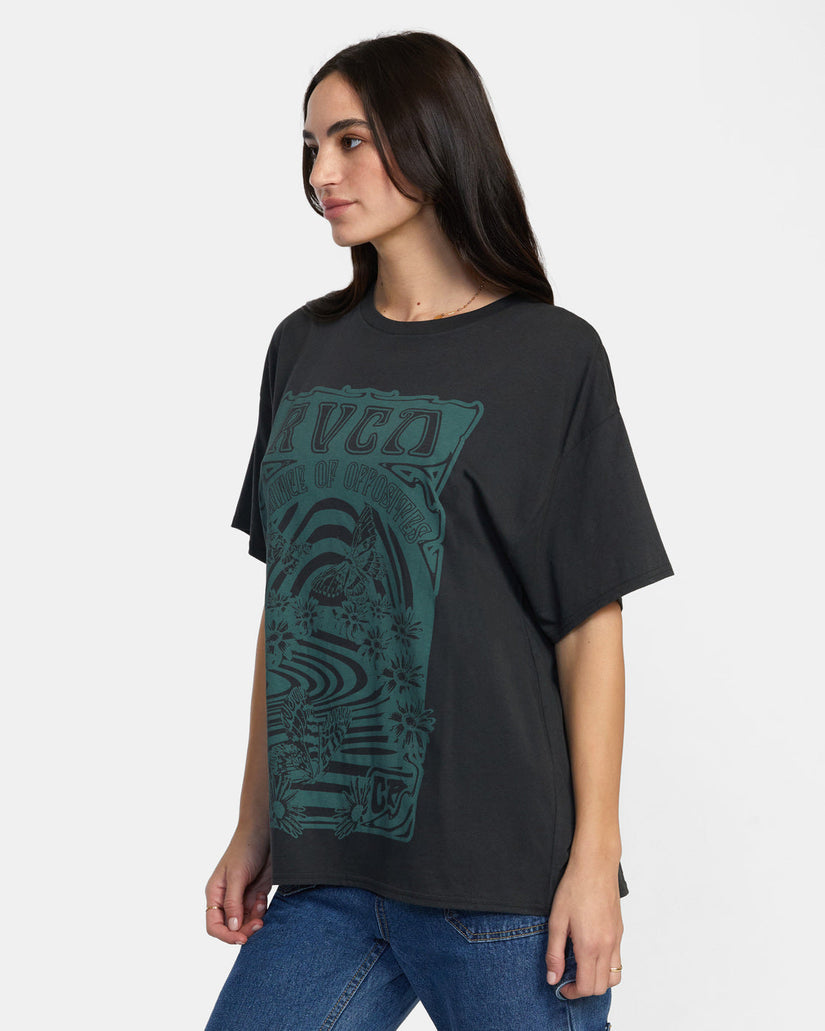 Swirl T-Shirt - Washed Black