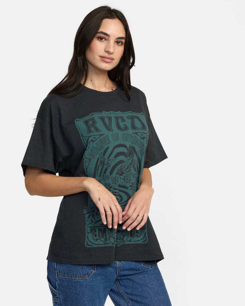 Swirl T-Shirt - Washed Black