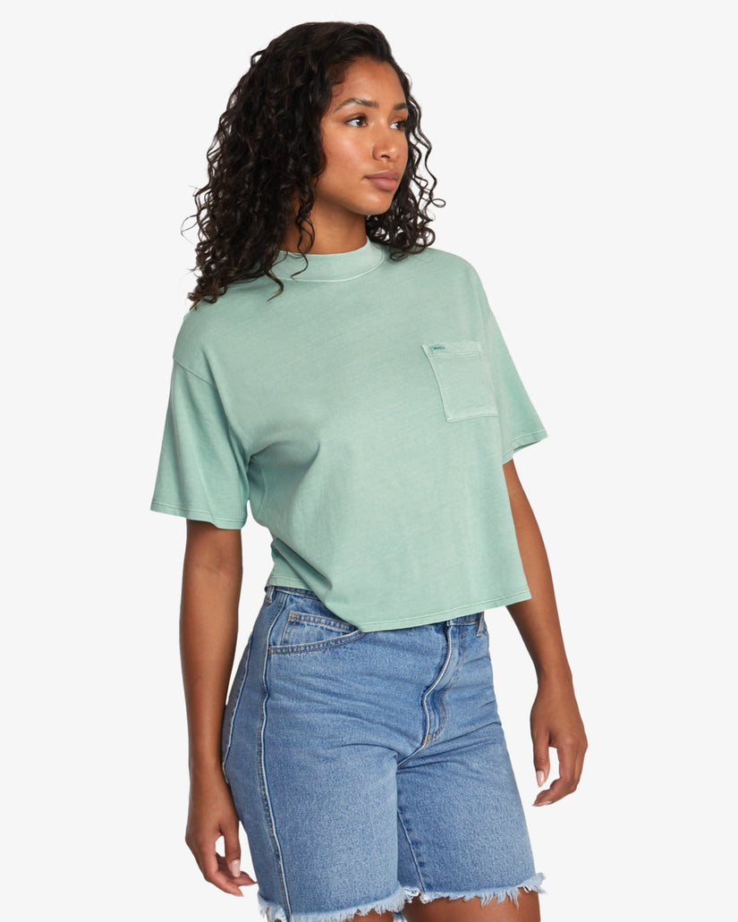 Kinney Tee Pocket T-Shirt - Green Haze