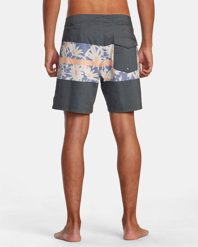 Westport Print Boardshorts 17" - Black Floral