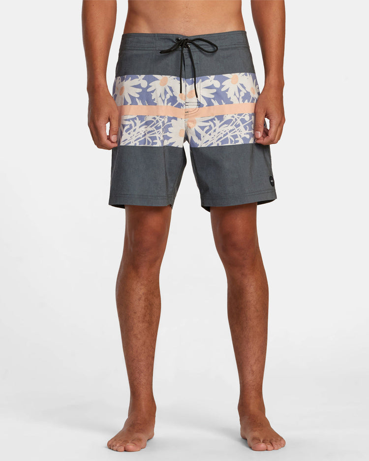 Westport Print Boardshorts 17" - Black Floral