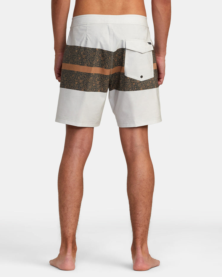 Westport Print Boardshorts 17" - Silver Bleach Print