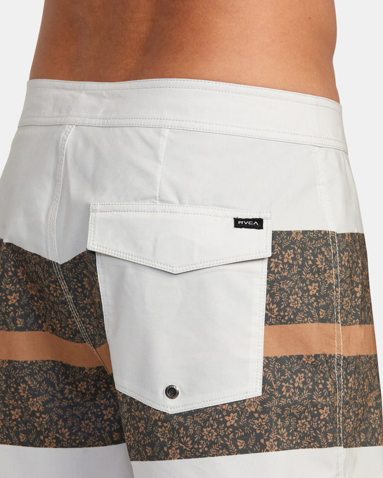 Westport Print Boardshorts 17" - Silver Bleach Print