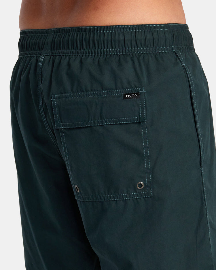 Opposites Elastic Waist 2 Boardshorts 17" - Hunter Green