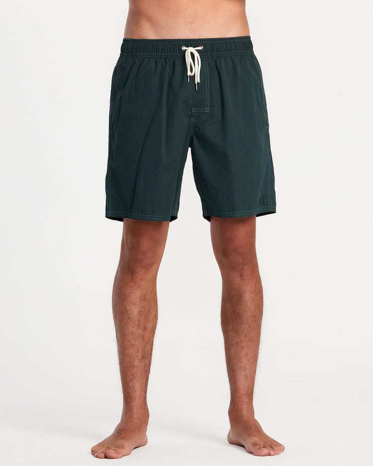 Opposites Elastic Waist 2 Boardshorts 17" - Hunter Green