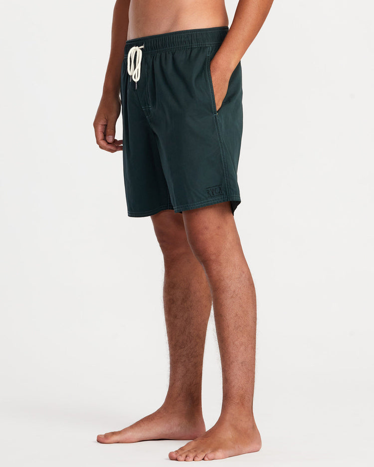 Opposites Elastic Waist 2 Boardshorts 17" - Hunter Green