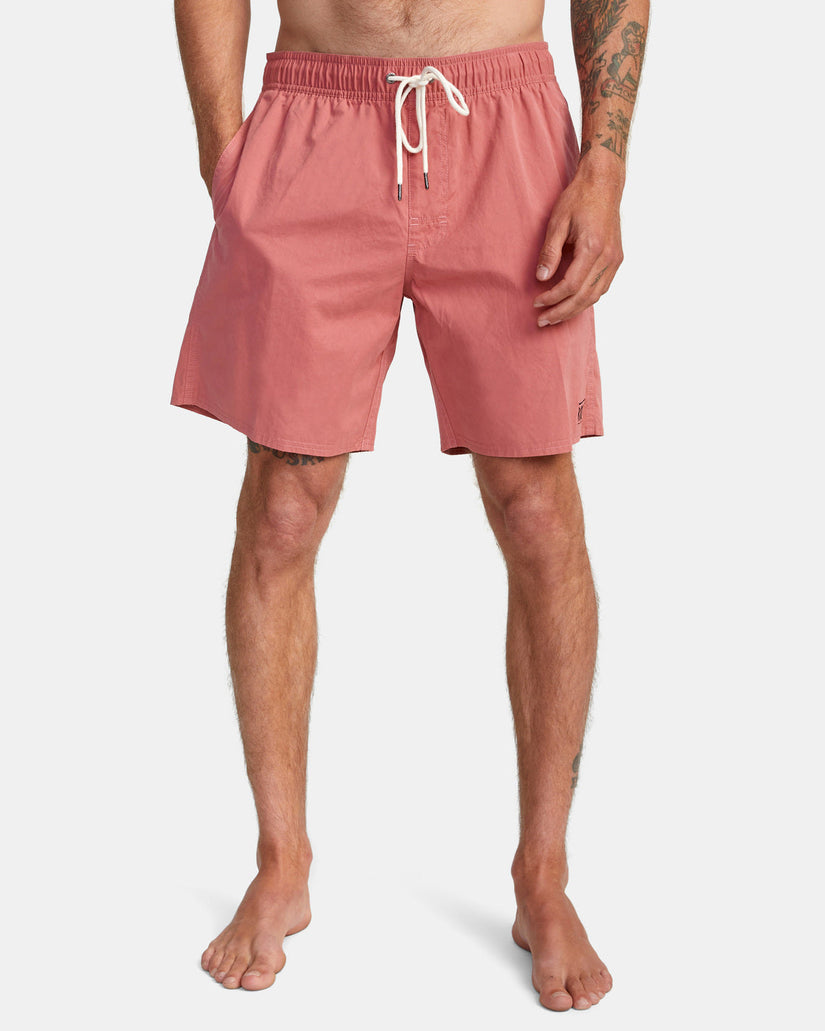 Opposites Elastic Waist 2 Boardshorts 17" - Dusty Pink