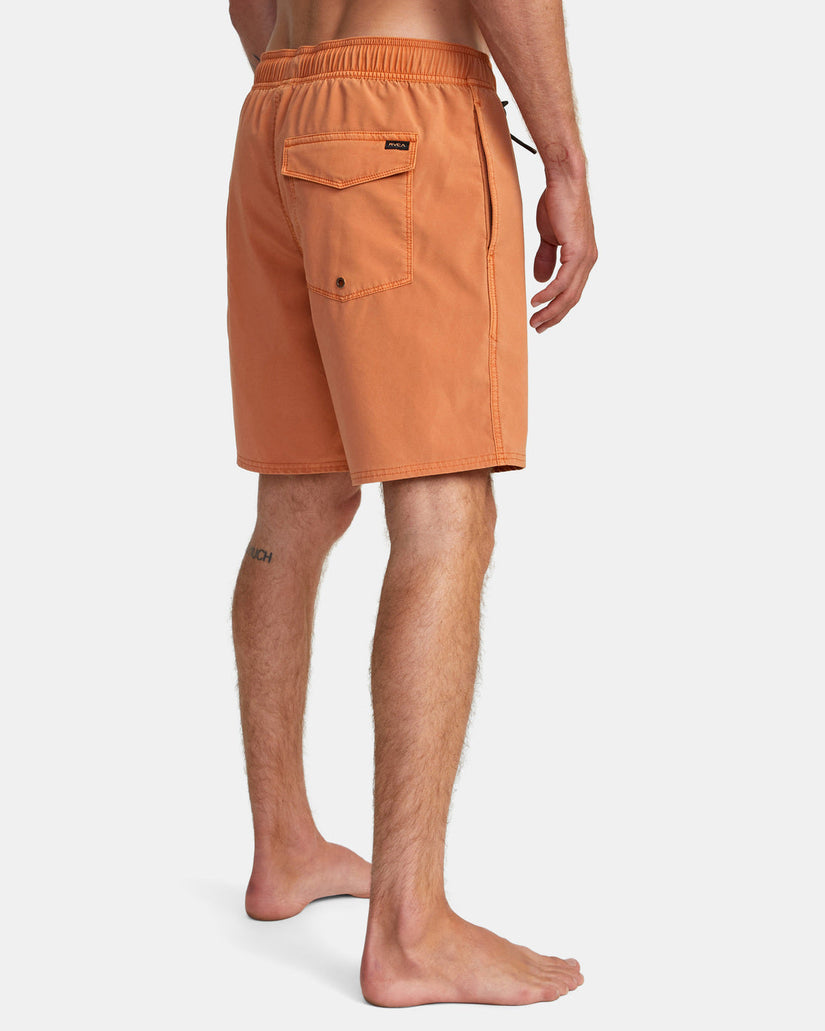 VA Pigment Elastic Waist Boardshorts 17" - Cocoa