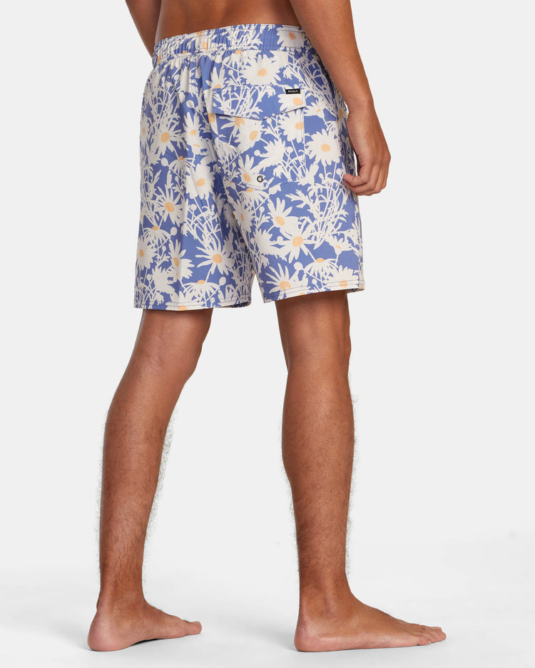 VA Pigment Elastic Waist Boardshorts 17" - Coast