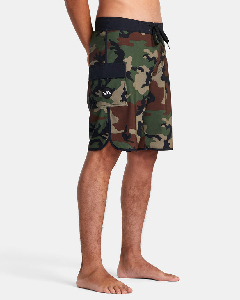 Eastern Boardshorts 20" - Woodland Camo