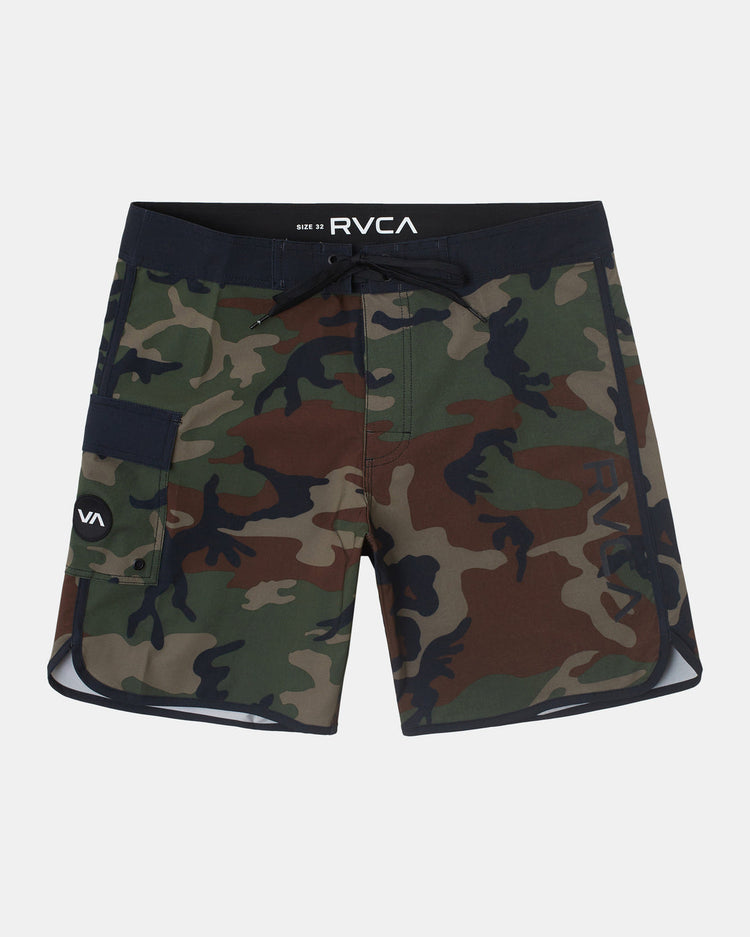 Eastern Boardshorts 18" - Woodland Camo