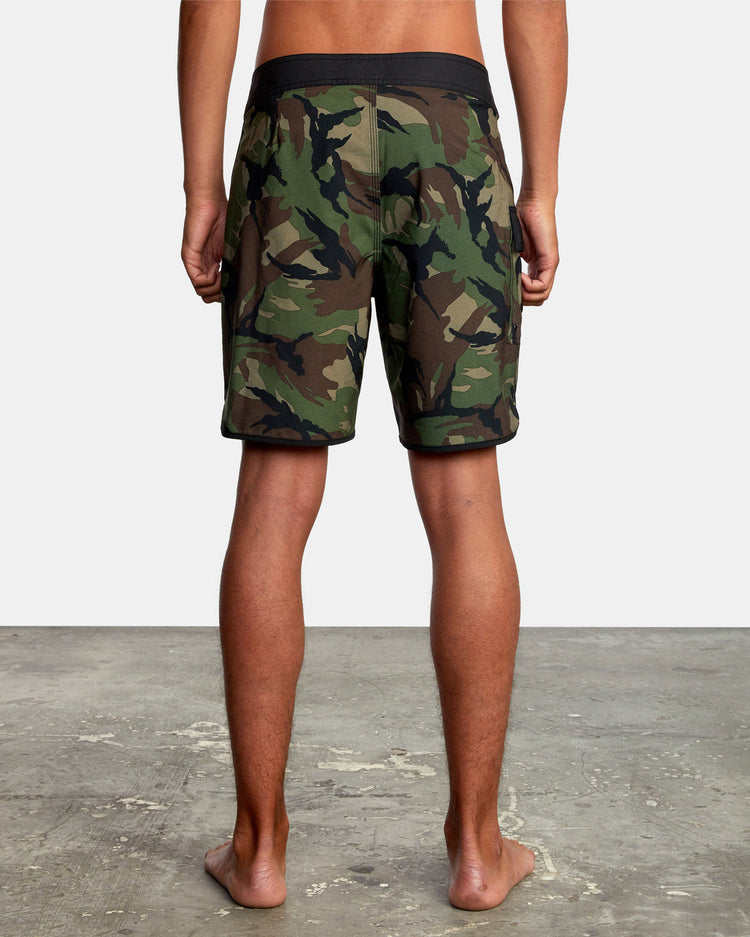 Eastern Boardshorts 18" - Woodland Camo