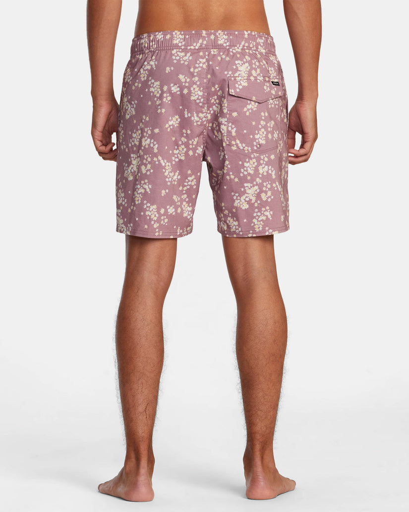 Barnes Elastic Waist Boardshorts 17" - Lavender