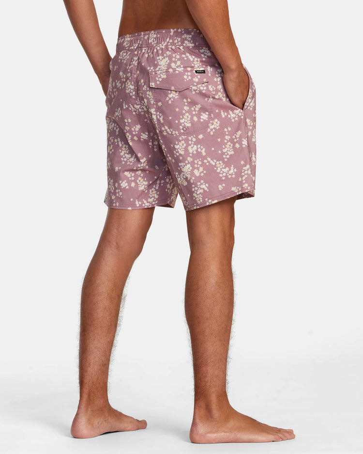 Barnes Elastic Waist Boardshorts 17" - Lavender