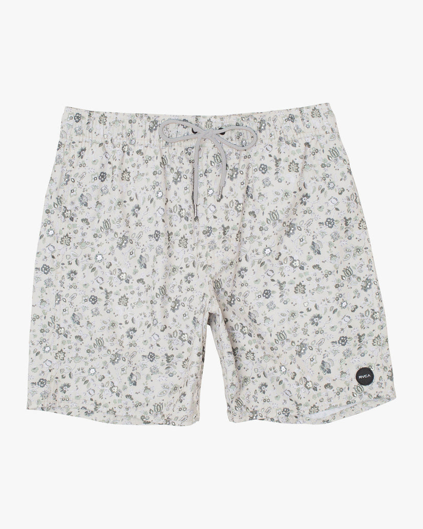 Perry 17" Elastic Waist Boardshorts - Silver Bleach