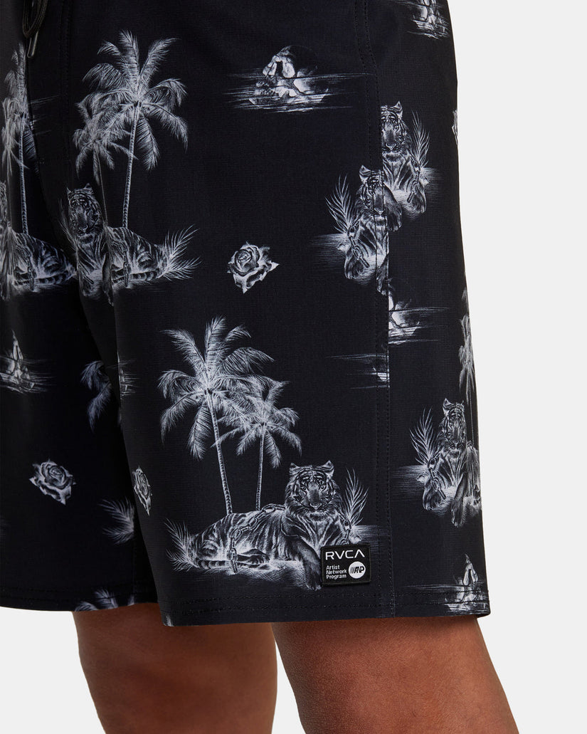 Benjamin Jeanjean 18" Boardshorts - Black