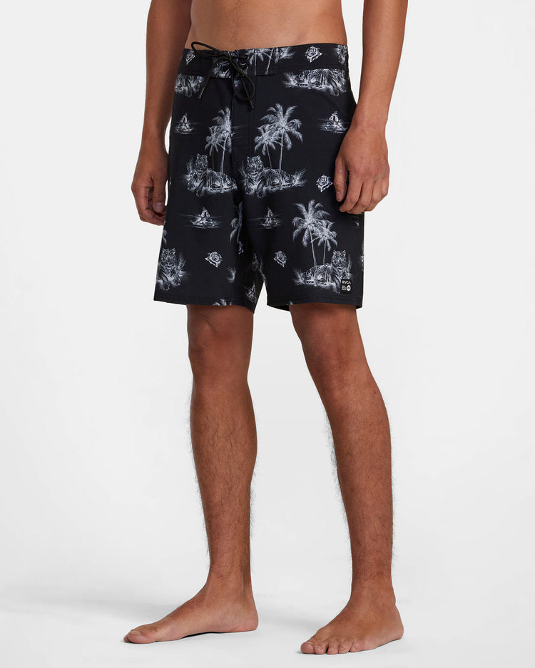 Benjamin Jeanjean 18" Boardshorts - Black