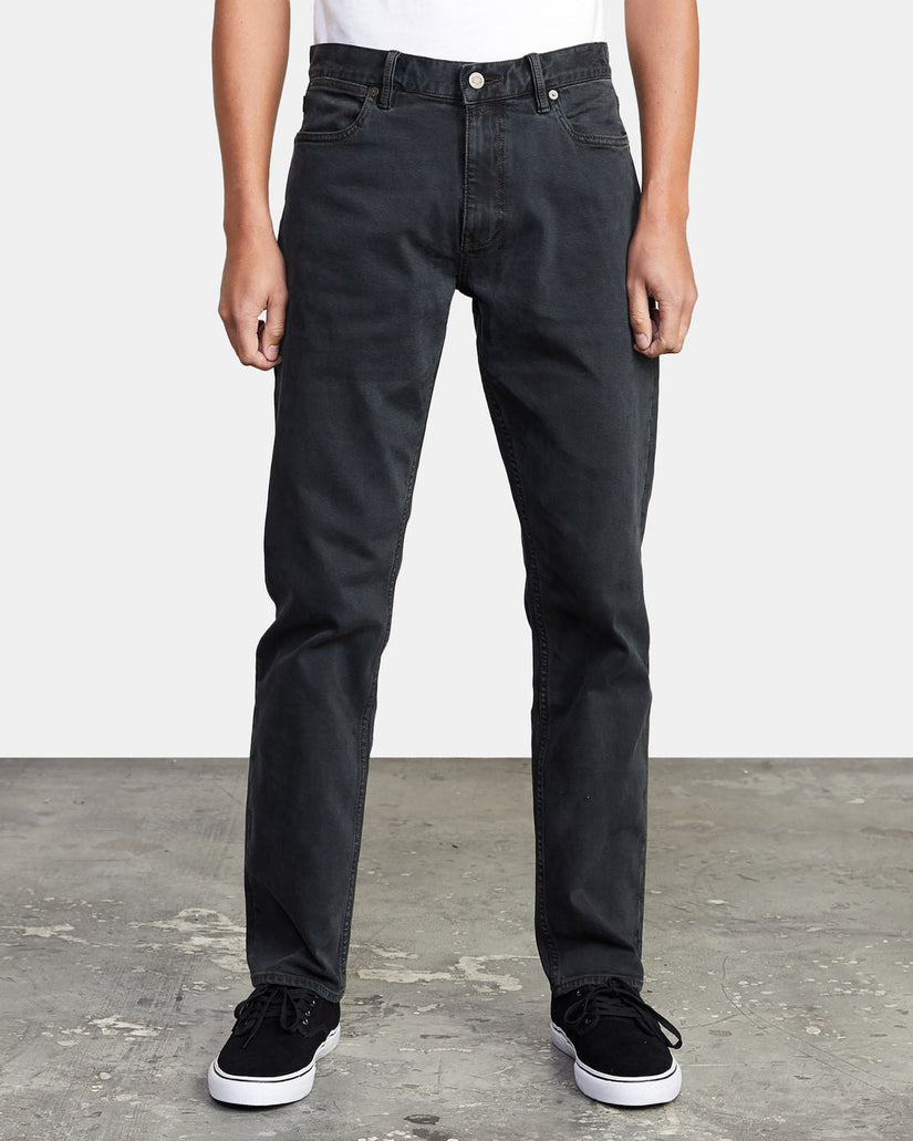 Weekend Straight Fit Jeans - Black Overdye