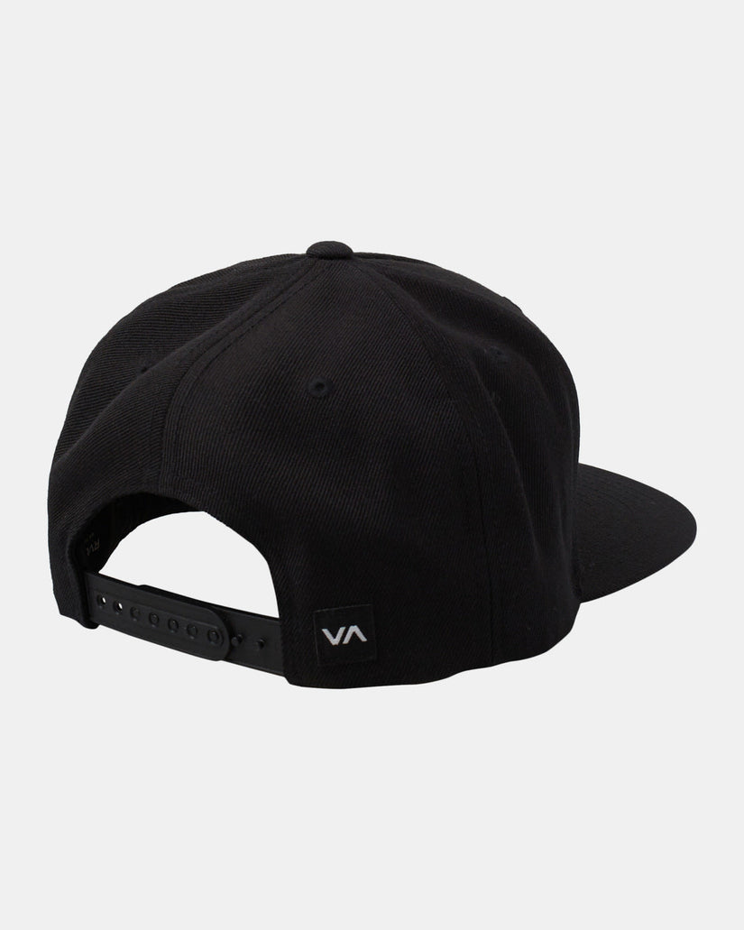 Commonwealth Snapback Hat - Black/White