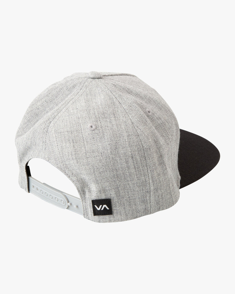 Commonwealth Snapback Hat - Heather Grey/Black