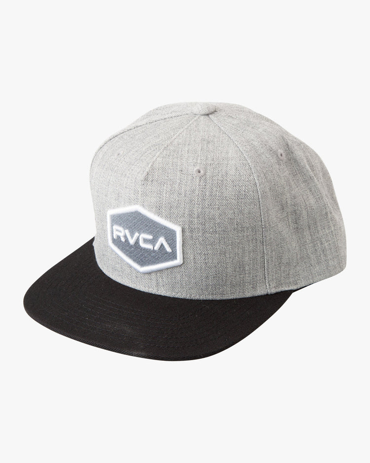 Commonwealth Snapback Hat - Heather Grey/Black