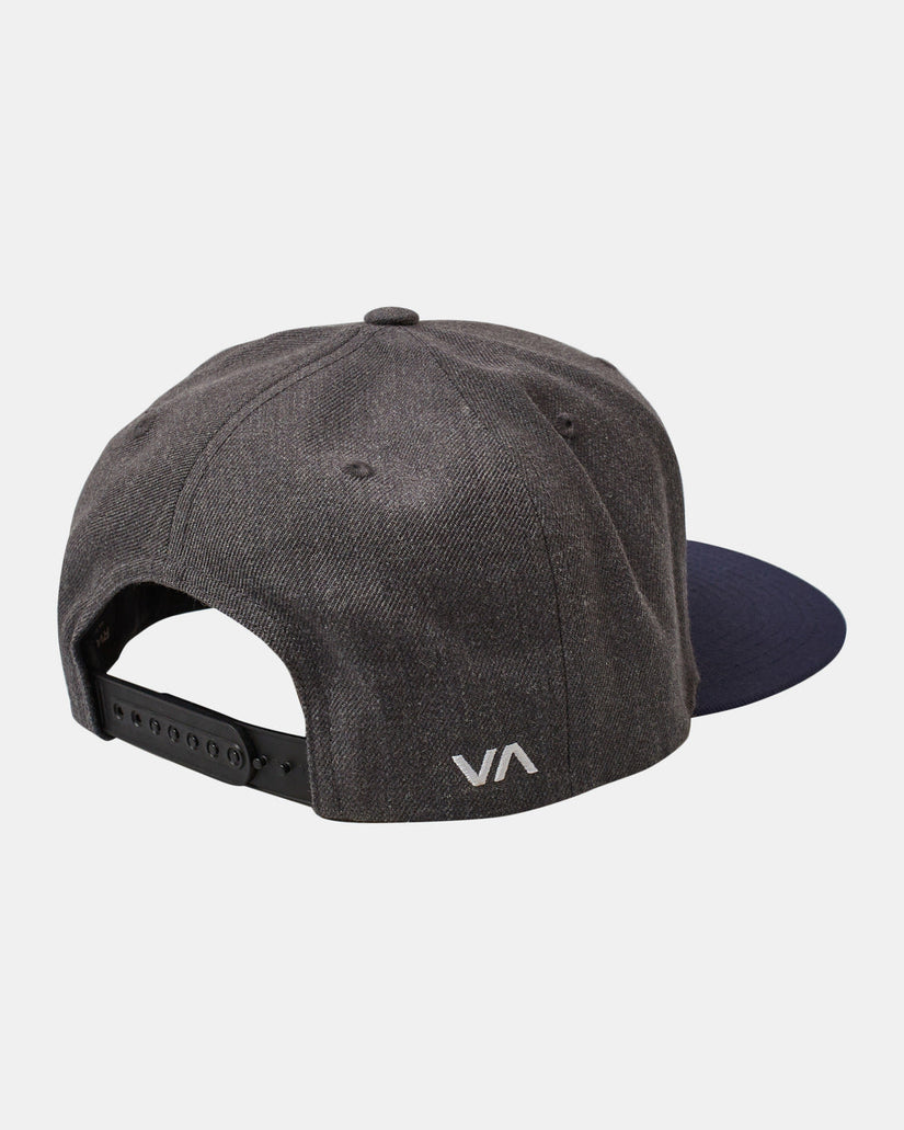 RVCA Twill Snapback II Hat - Charcoal Heather
