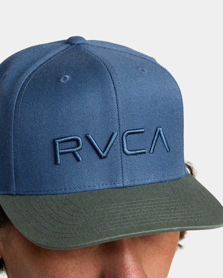 RVCA Twill Snapback II Hat - Olive