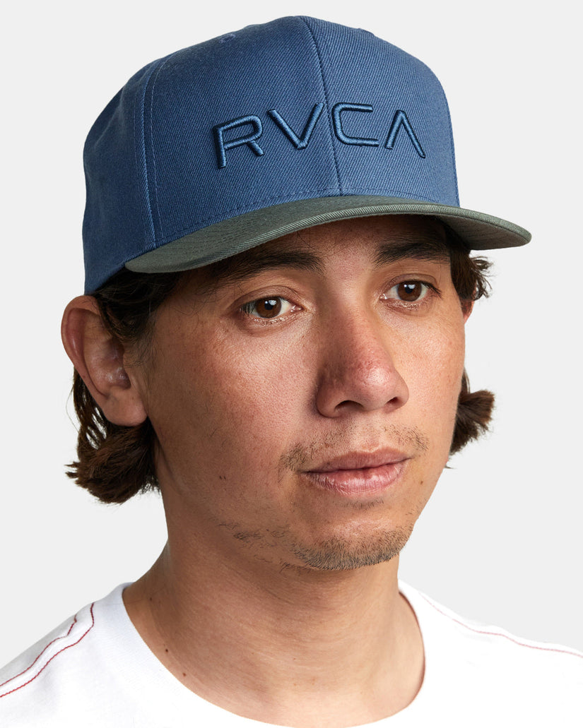 RVCA Twill Snapback II Hat - Olive