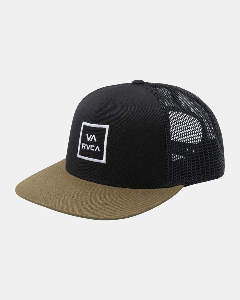 VA All The Way Trucker Hat - Black Olive