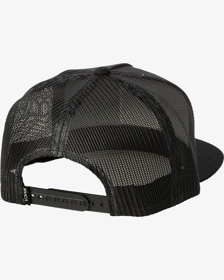 VA All The Way Print Trucker Hat - Black