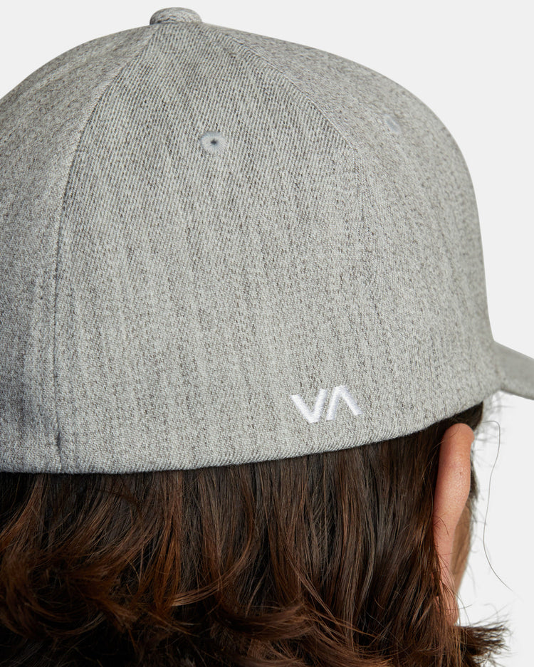 RVCA Flex Fit Hat - Heather Grey