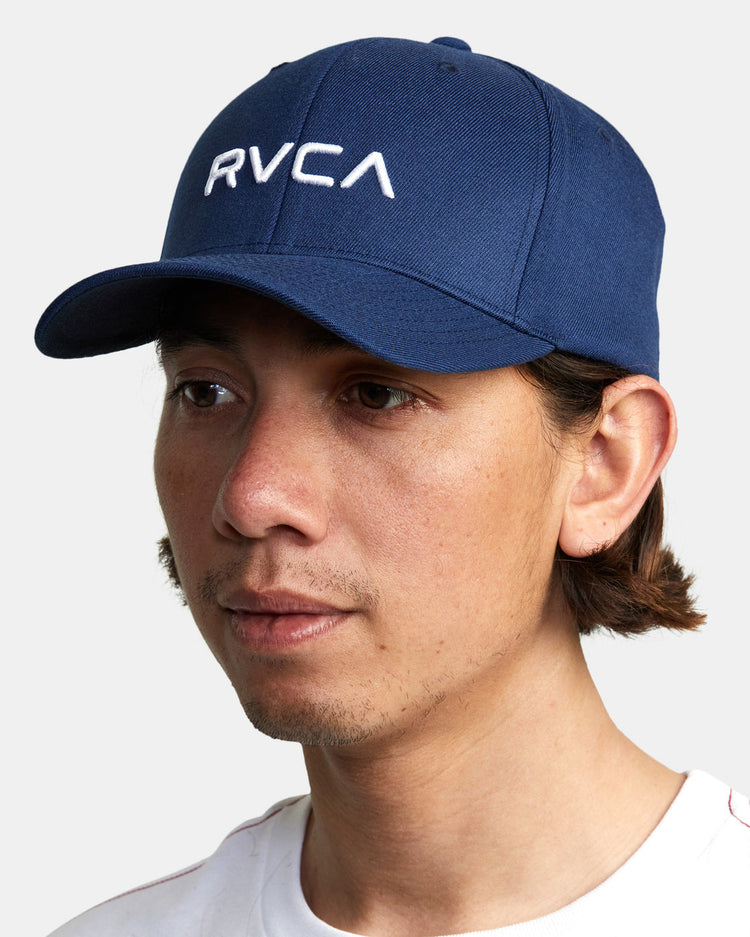 RVCA Flex Fit Hat - Navy