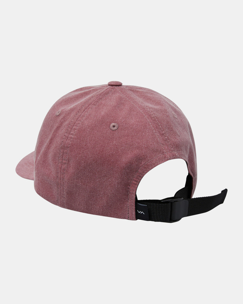 PTC Six Panel Baseball Hat - Oxblood Red