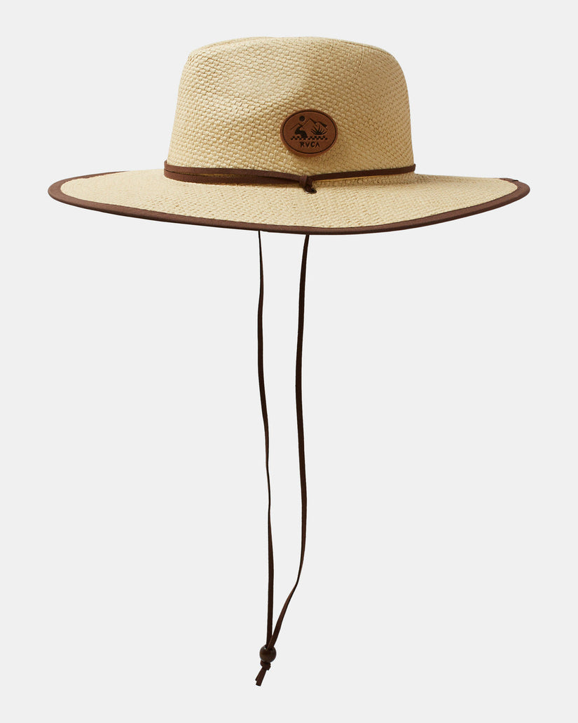 RVCA Straw Hat - Light Brown