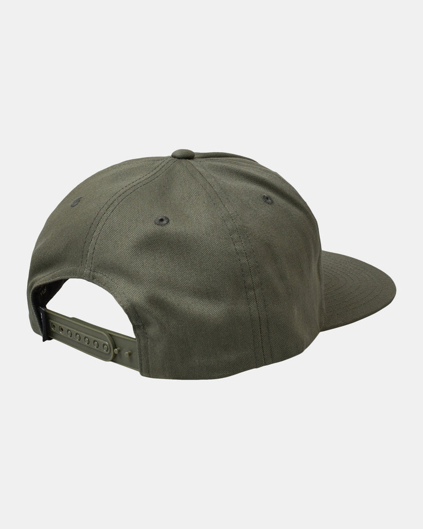 Earth Corp Snapback Hat - Olive