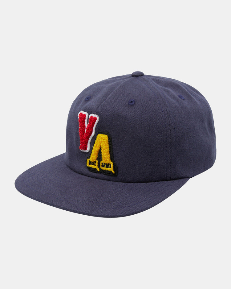 Letterman Snapback Hat - Navy