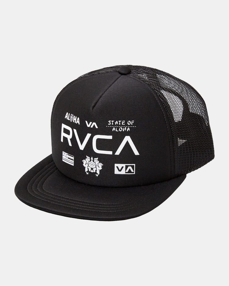 Hawaii All Brand Foam Trucker - Black