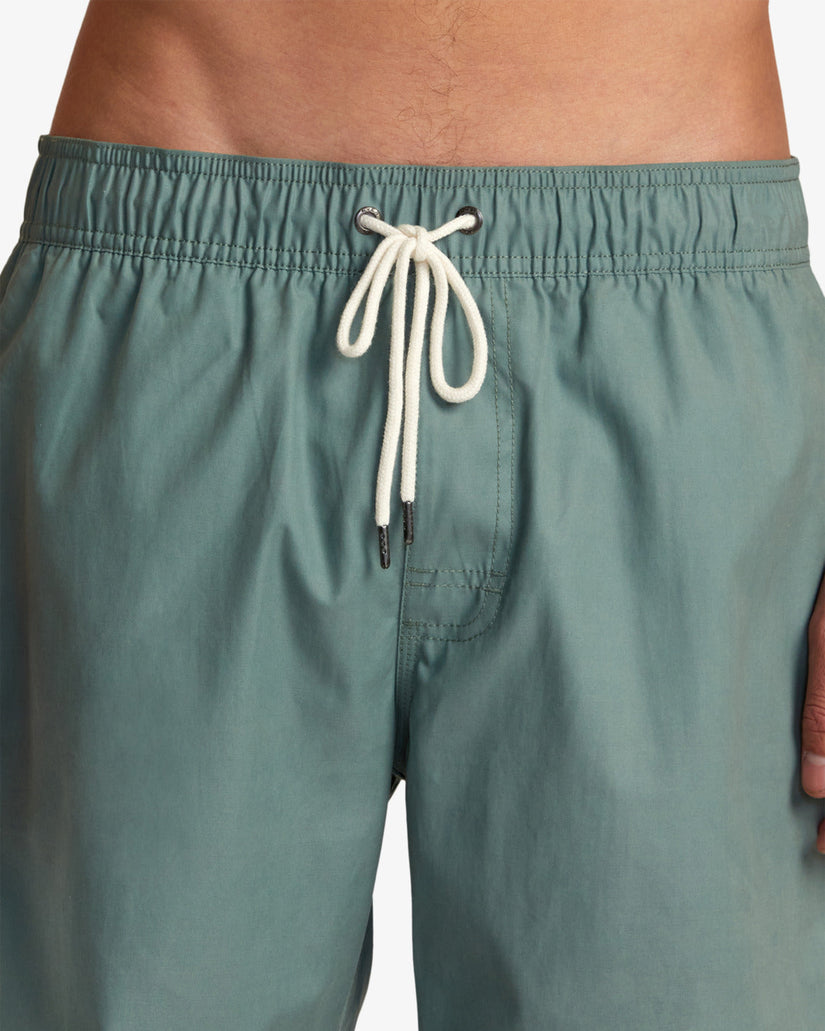 Opposites Elastic Waist Hybrid Amphibian Shorts - Jade