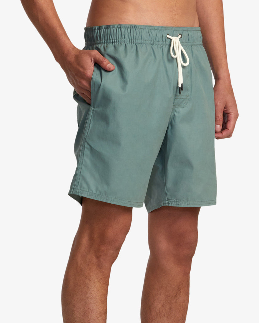 Opposites Elastic Waist Hybrid Amphibian Shorts - Jade